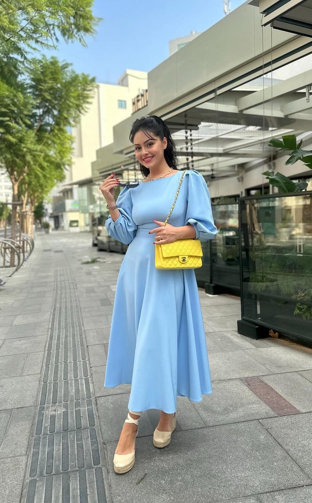 Comfort dress: Blue Melody 
