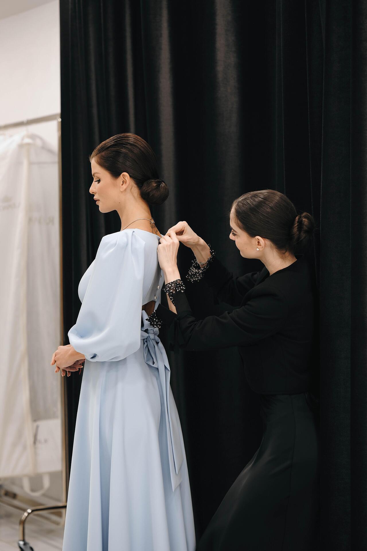 Comfort dress: Blue Melody 