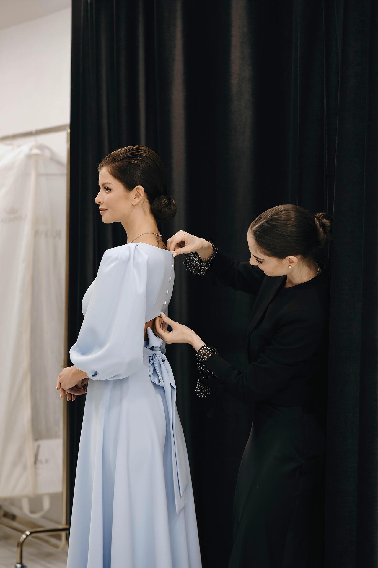 Comfort dress: Blue Melody 