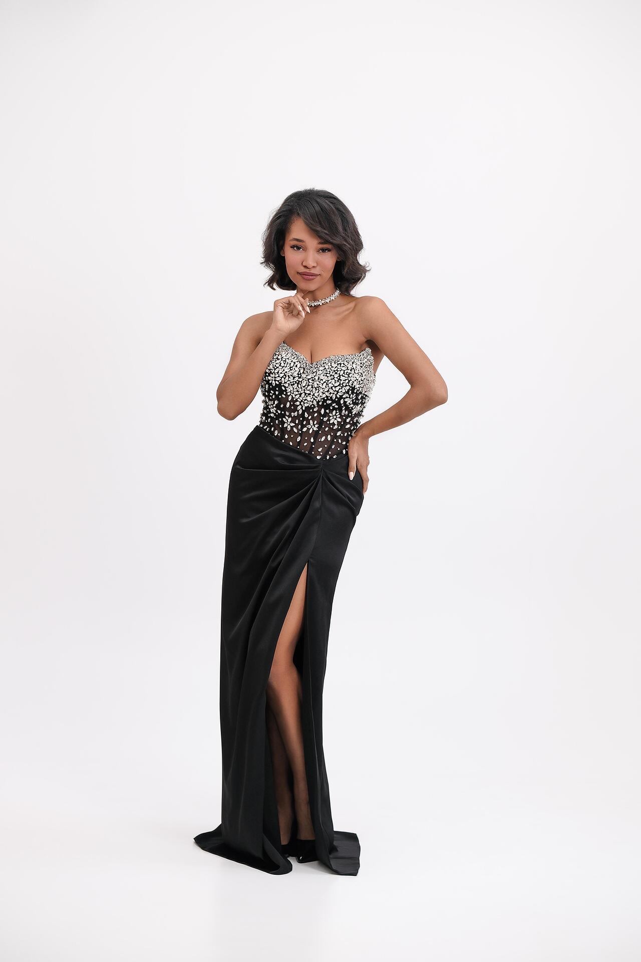 Draped corset dress: Noble