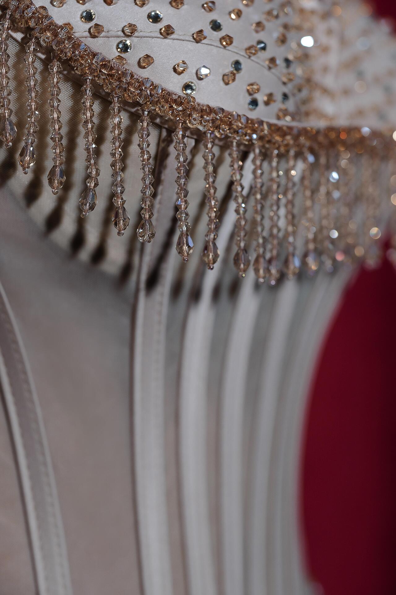 Nude corset dress: Aristelle