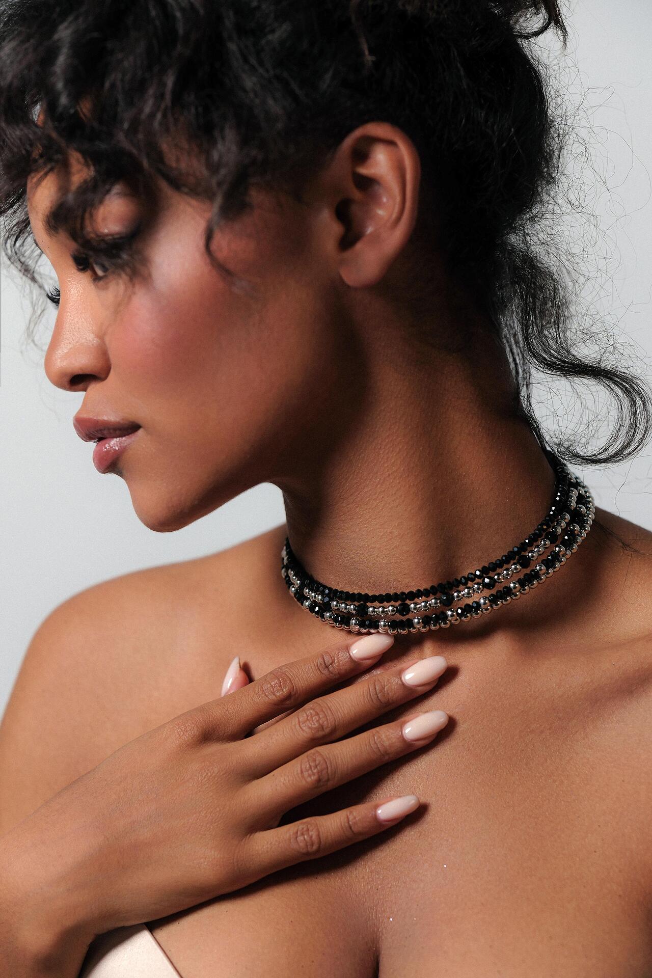 Layered Necklace: Gothic
