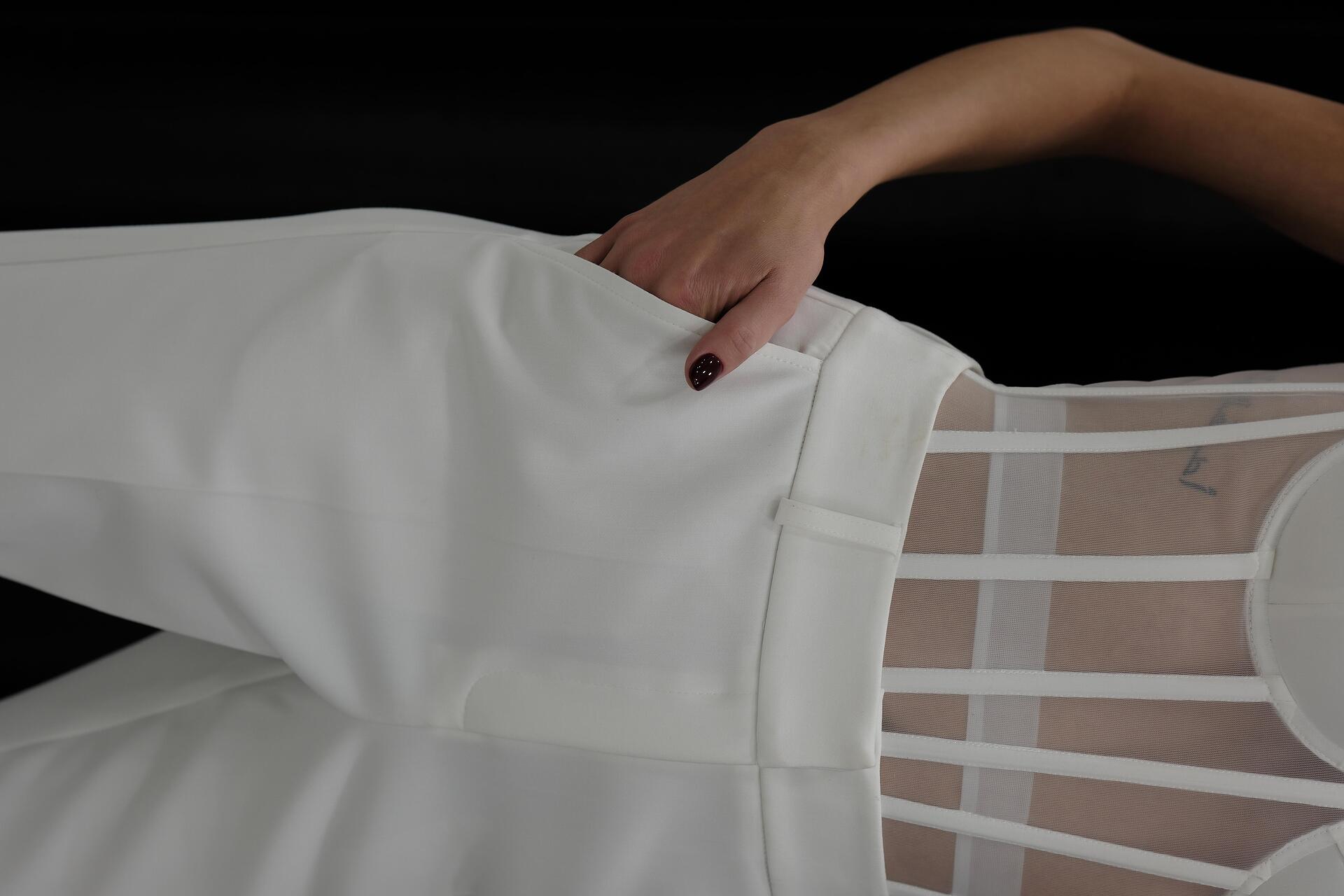 Mesh corset: Premium white 