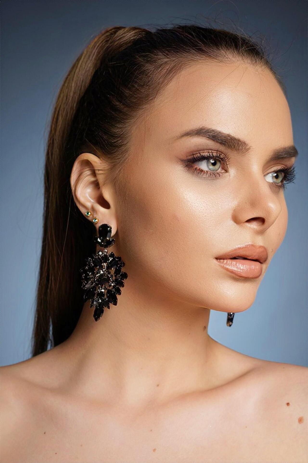 Earrings: Black Volume Earrings