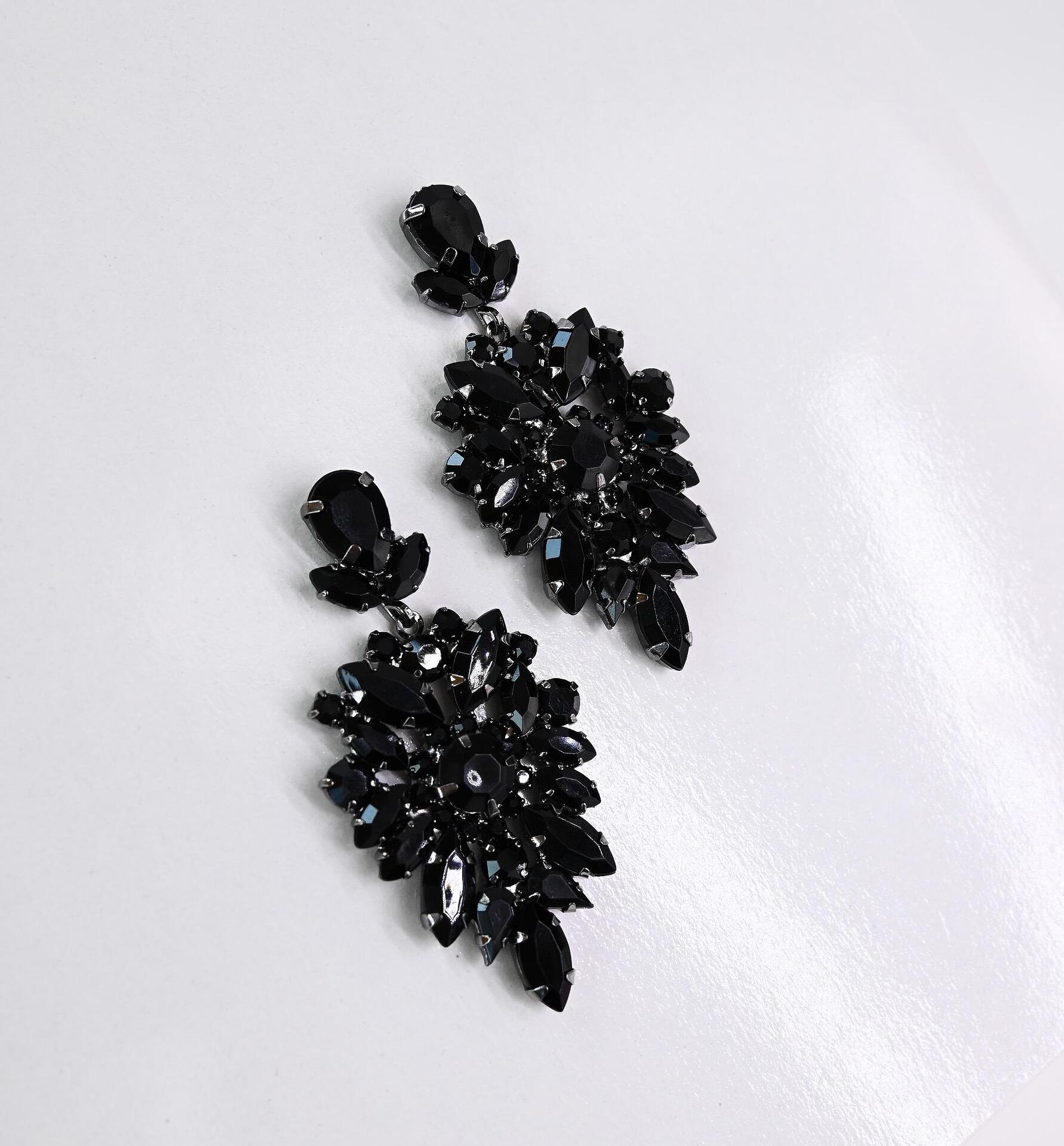 Earrings: Black Volume Earrings