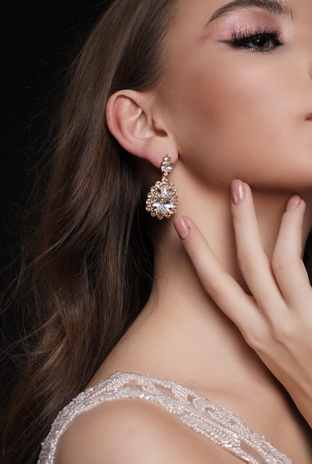 Earrings: Gold Sun Earrings