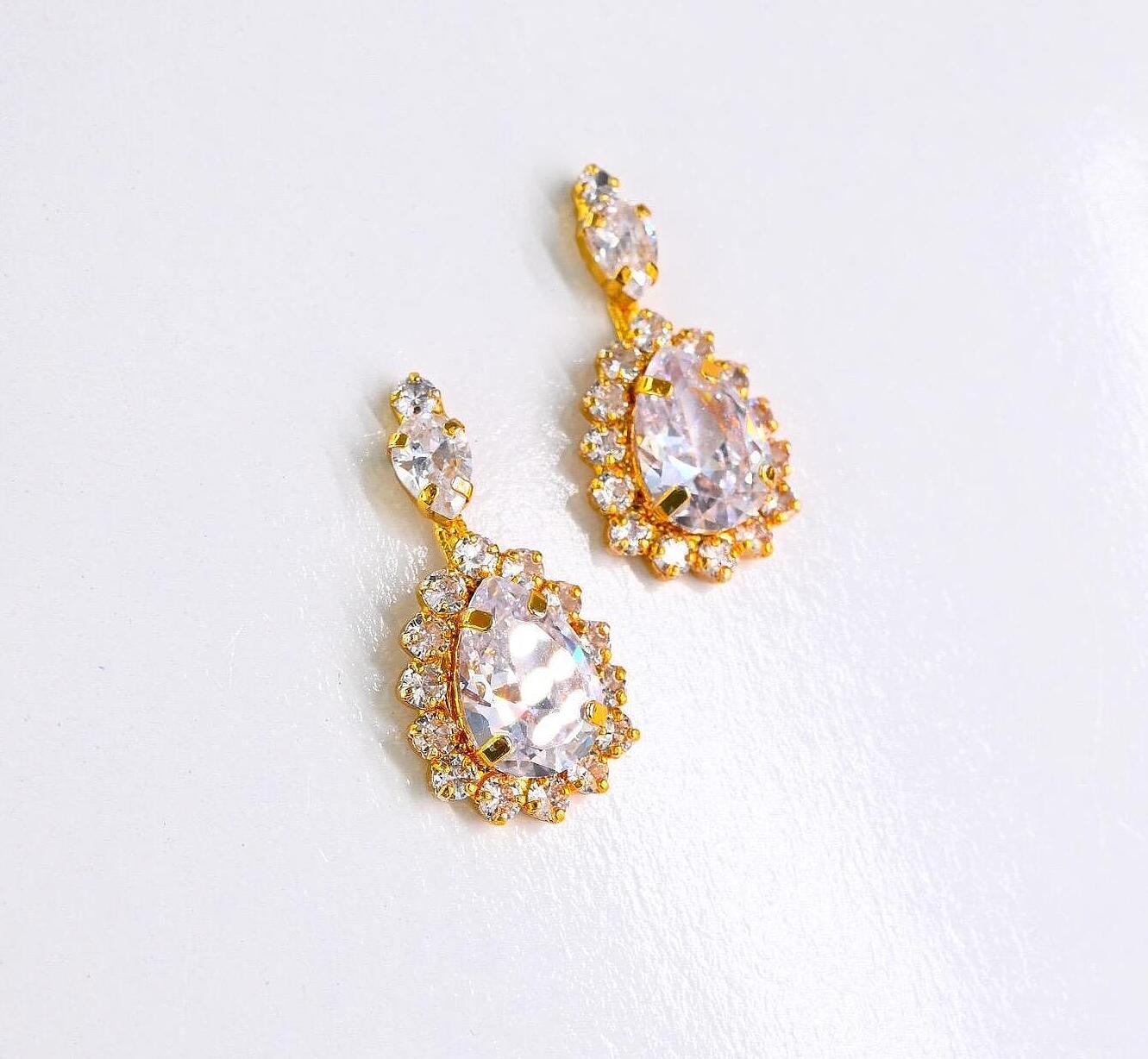 Earrings: Gold Sun Earrings