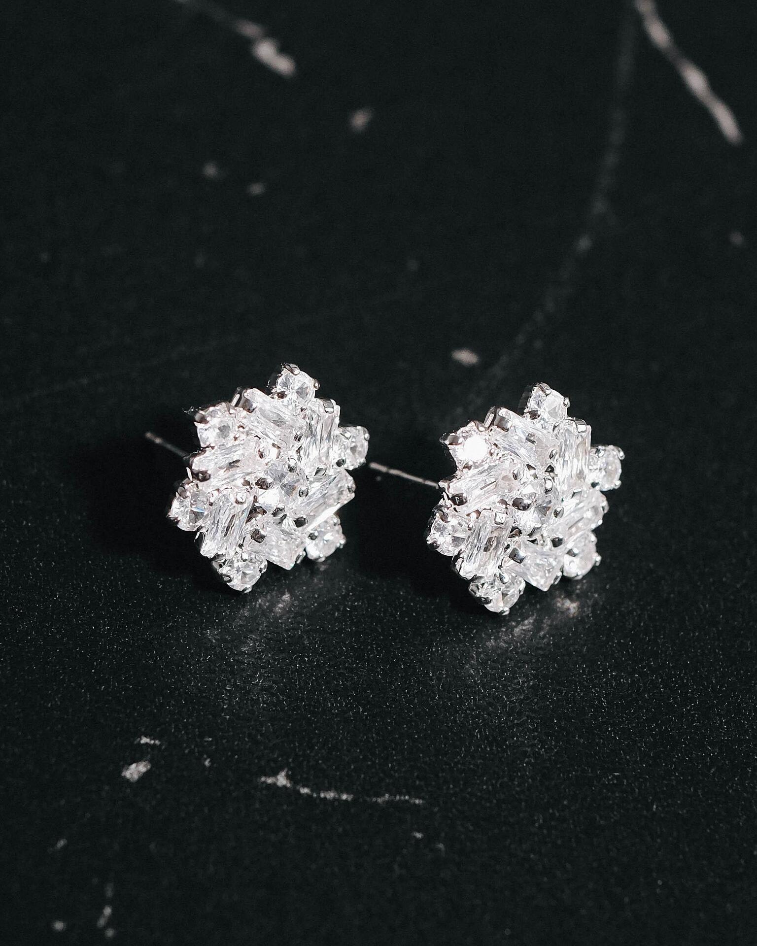 Earrings: Snowflake