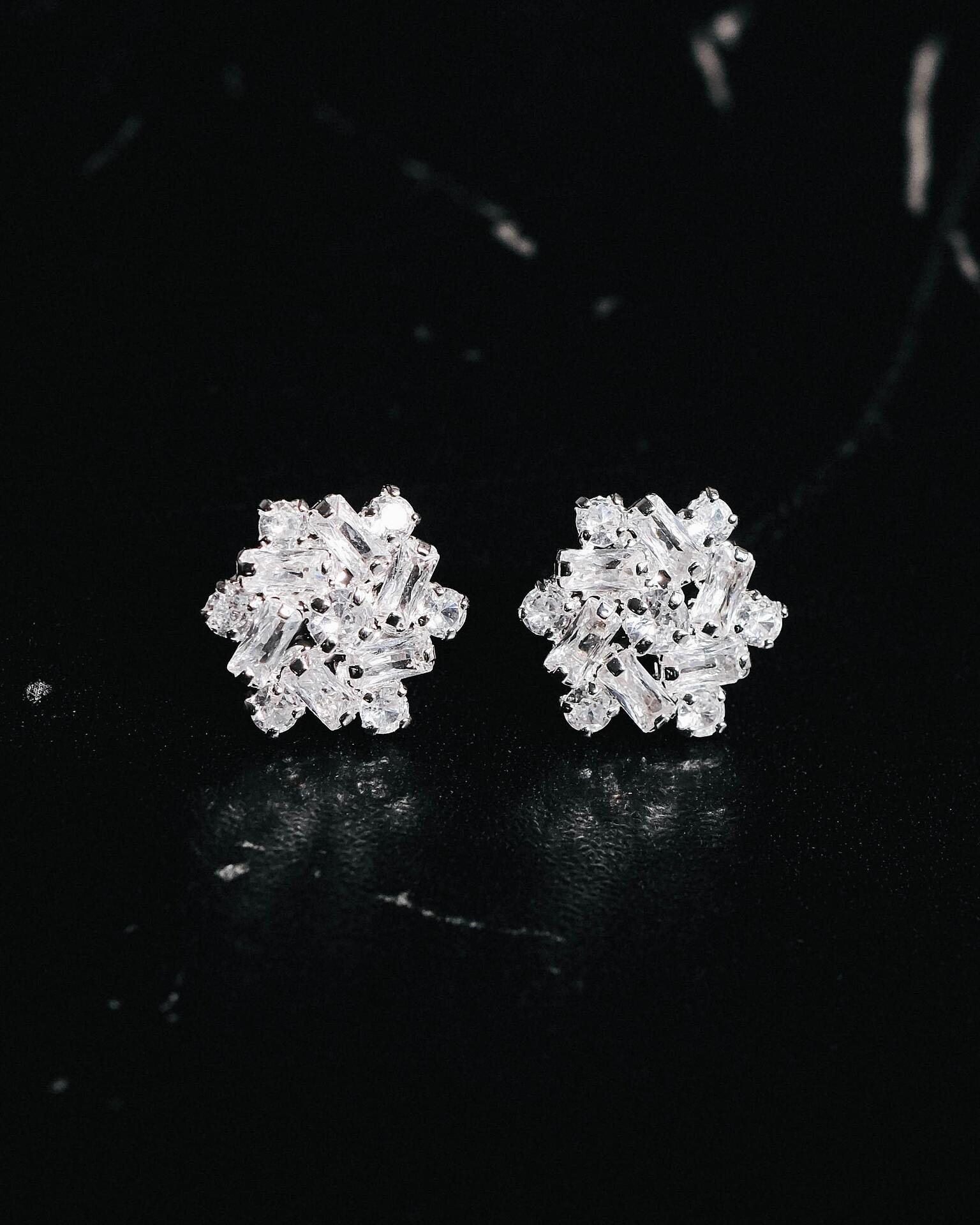 Earrings: Snowflake