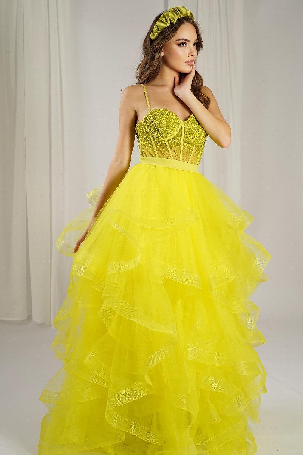 Formal neon dress