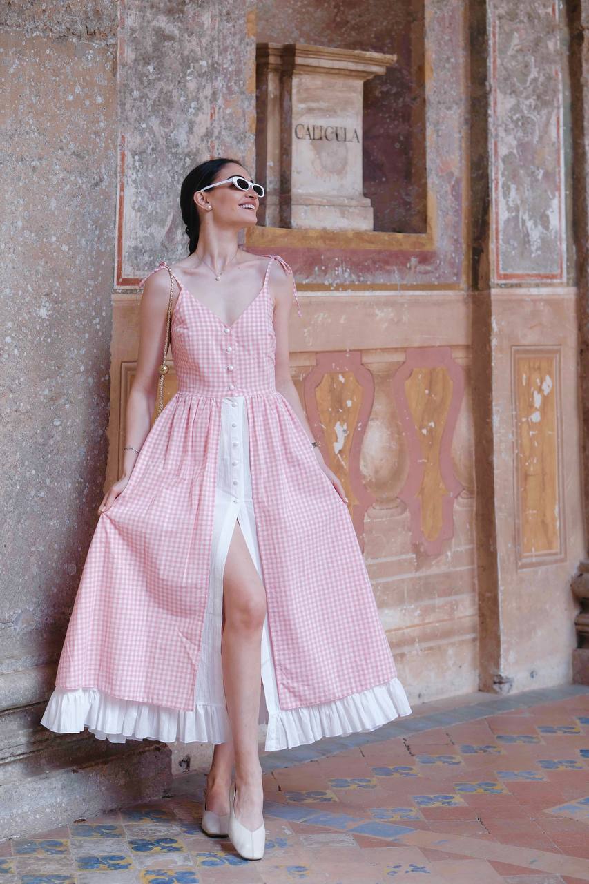 Casual dress in pink: Maelinne