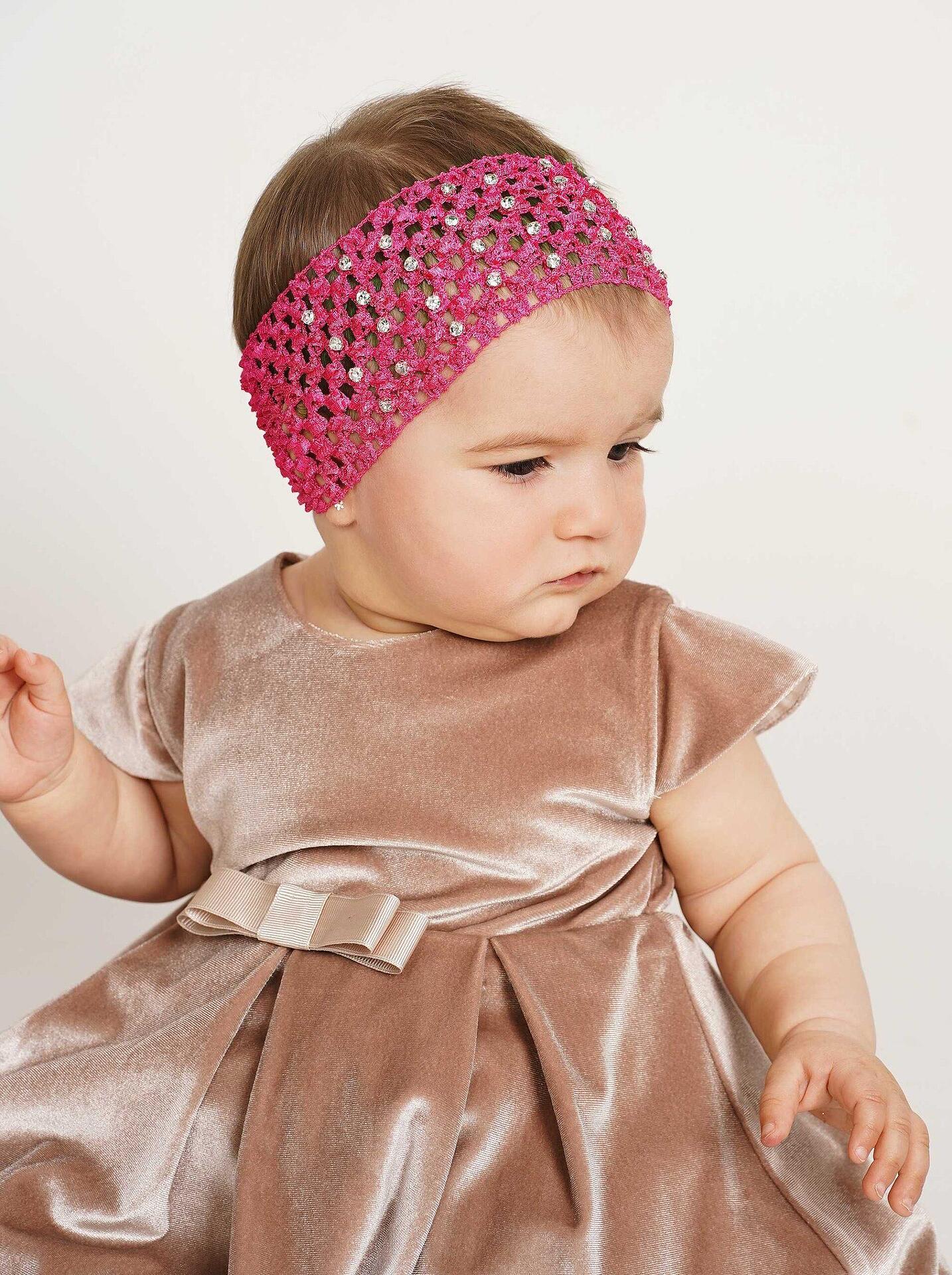 Headband with rhinestones
