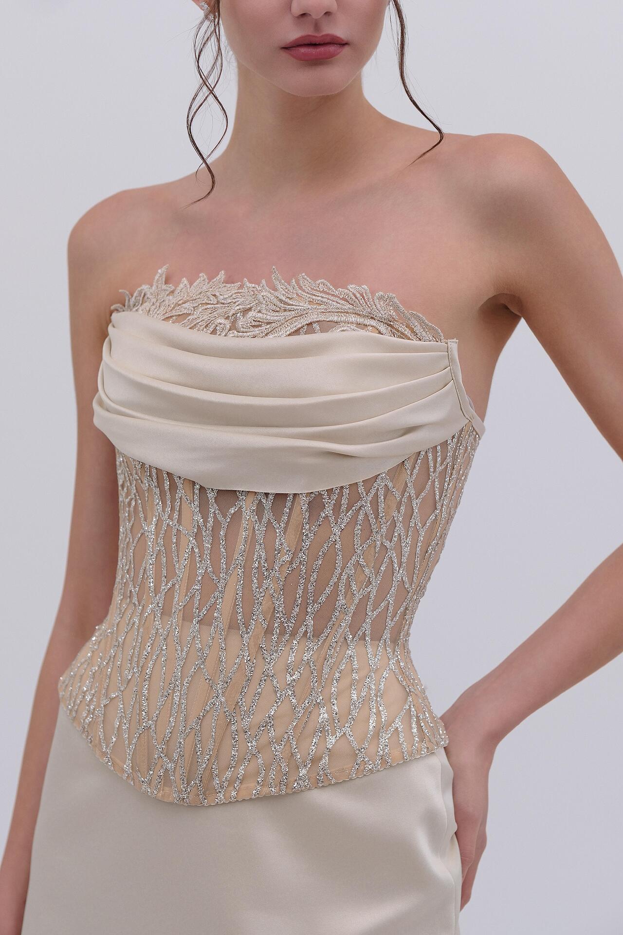 Handmade sophisticated corset: Lumielle