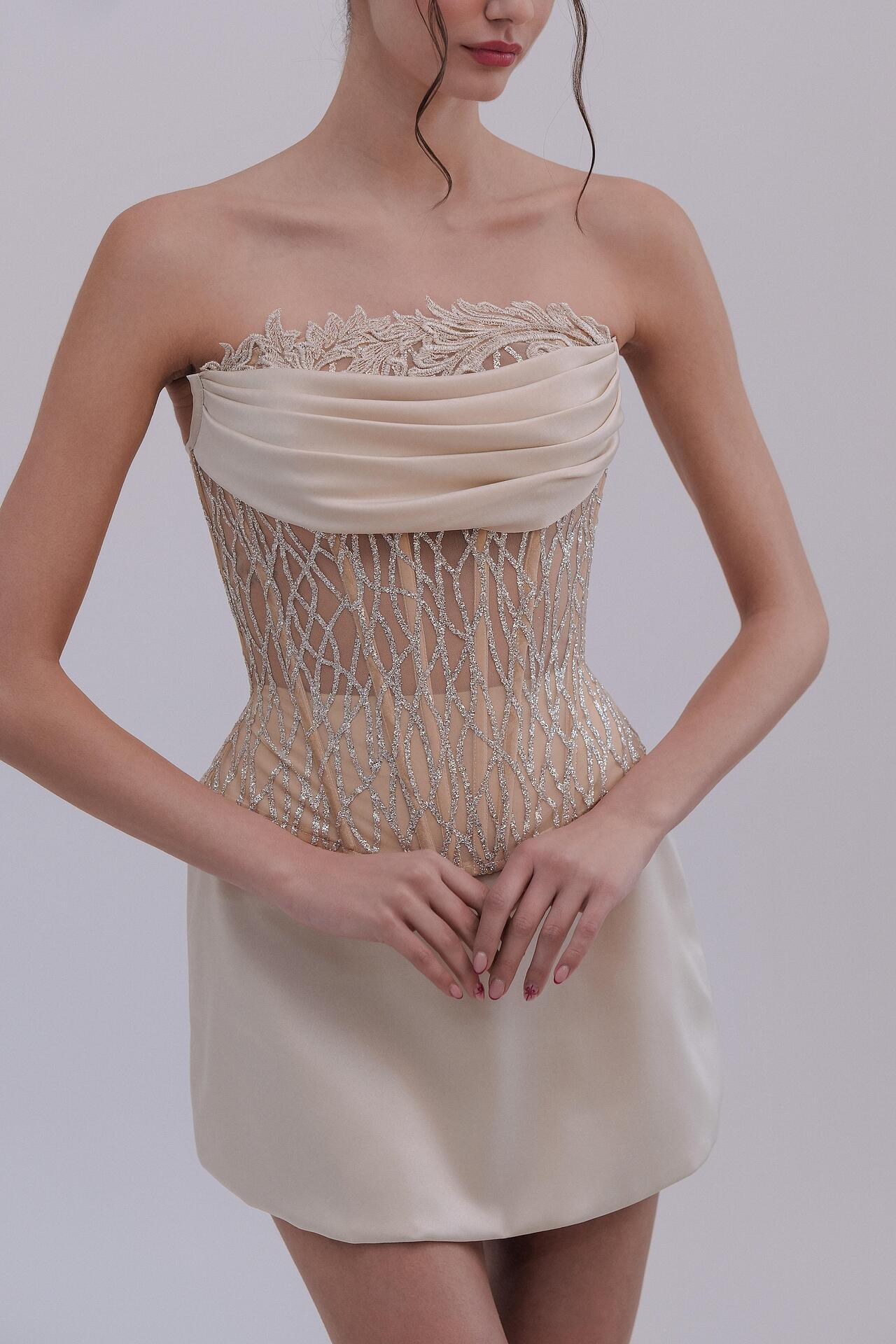Handmade sophisticated corset: Lumielle
