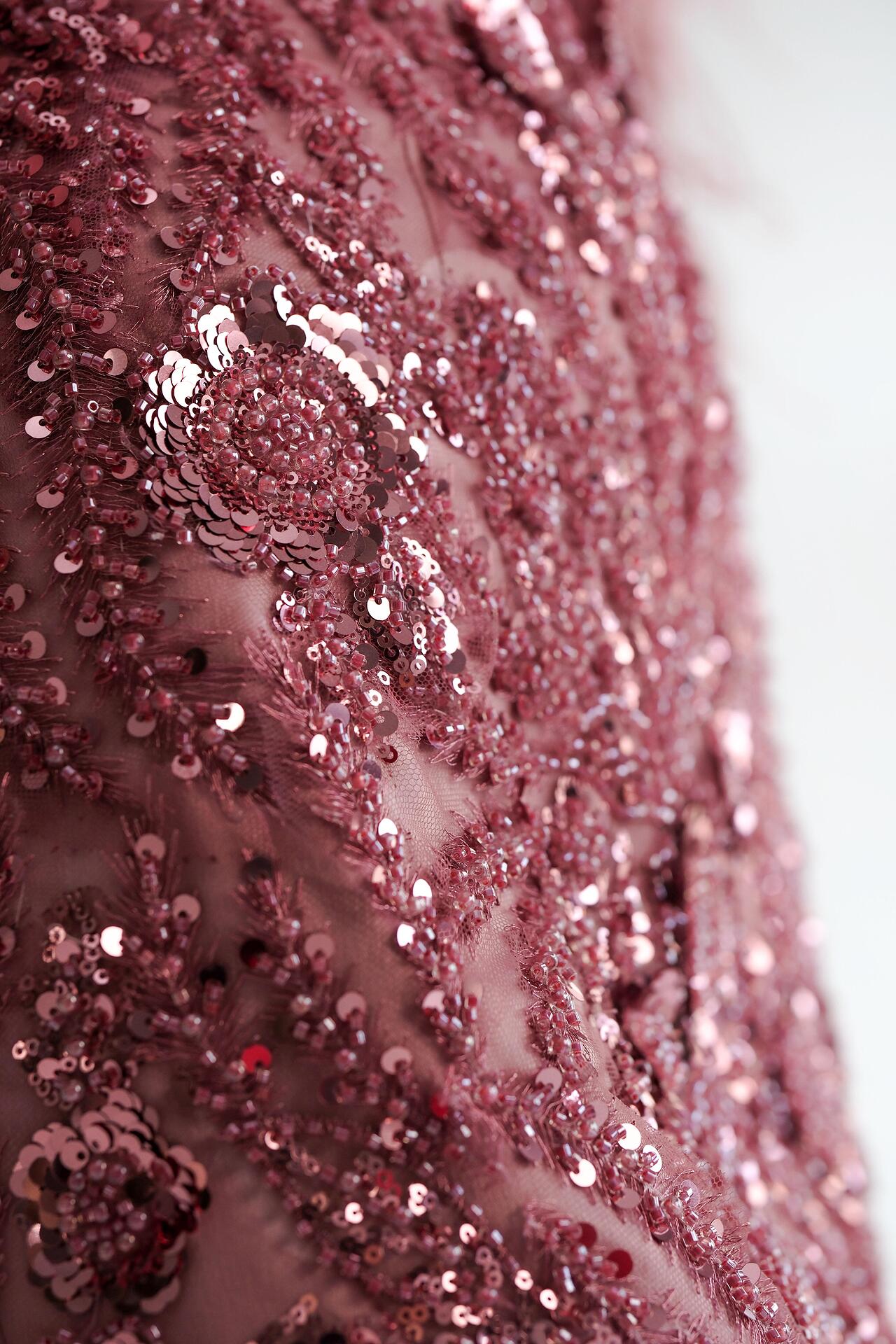 Handmade cocktail dress in pink: Fable