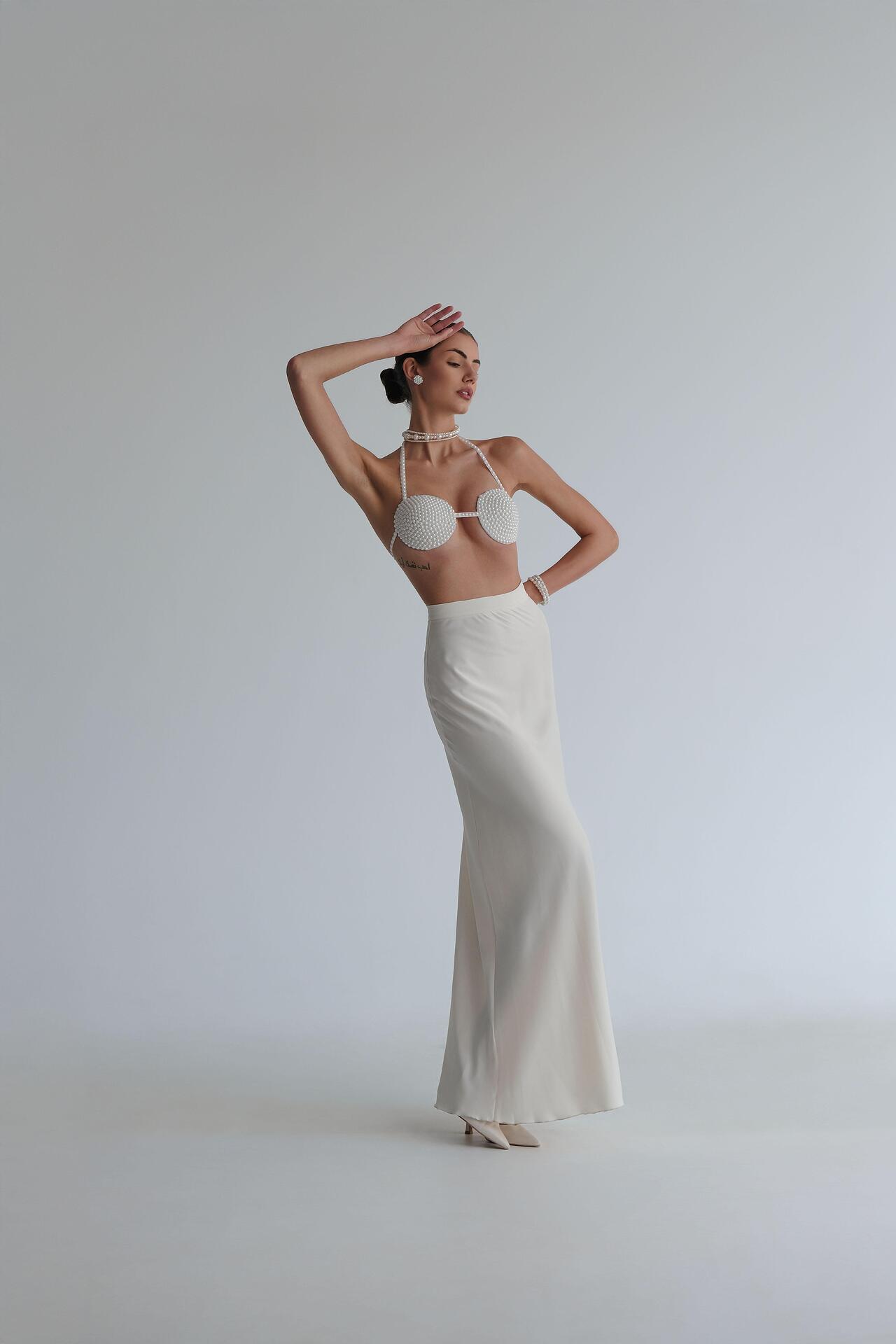 Handmade bra: Pearl Mussels