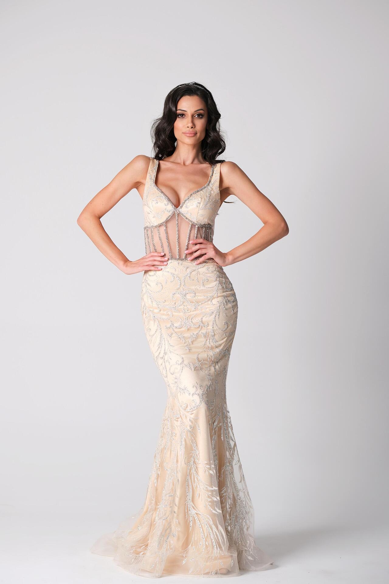 Lace dress with corset: Eva