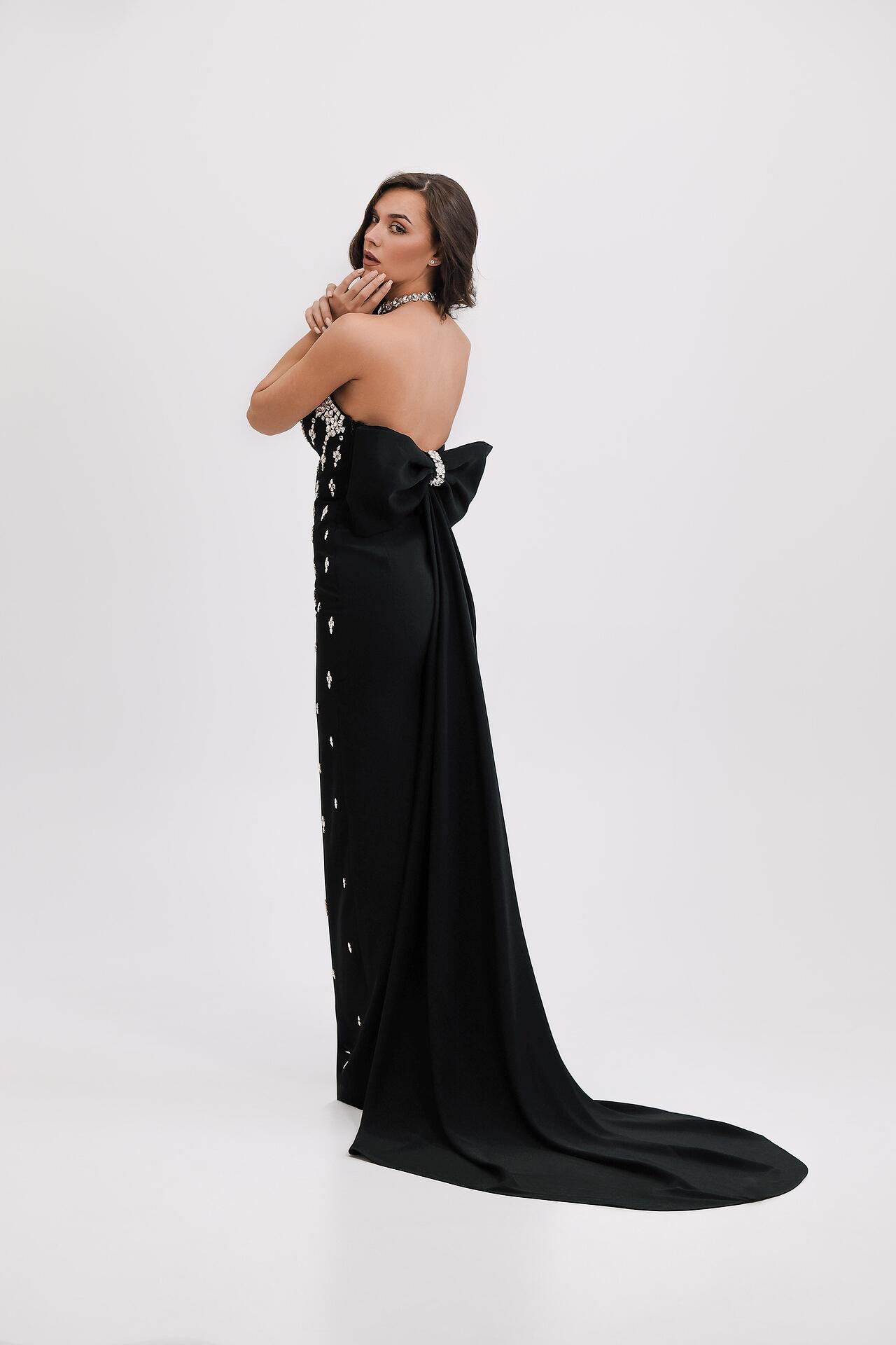 Dress with a spectacular ribbon - train: Regina
