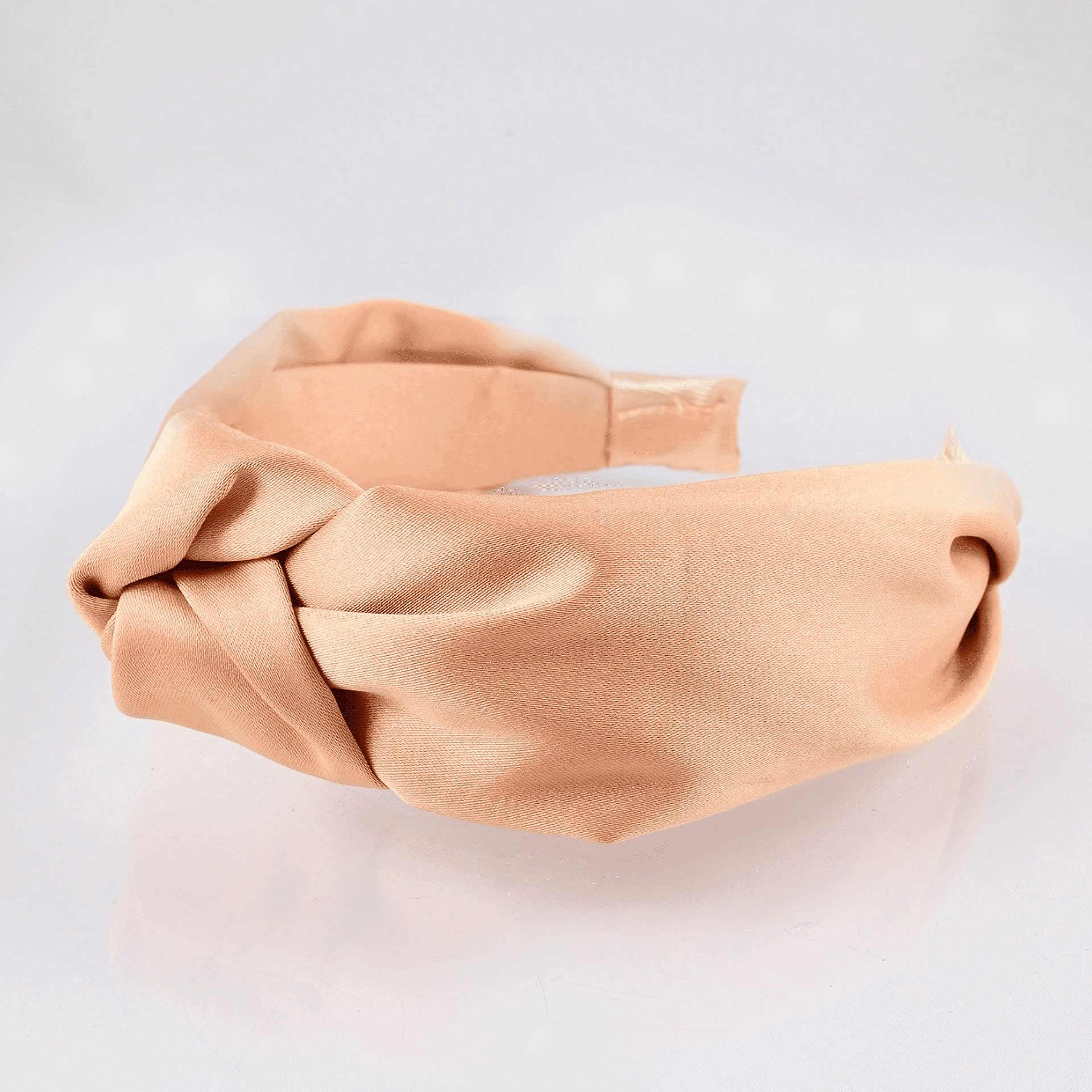 Satin tiara: Brown Sugar