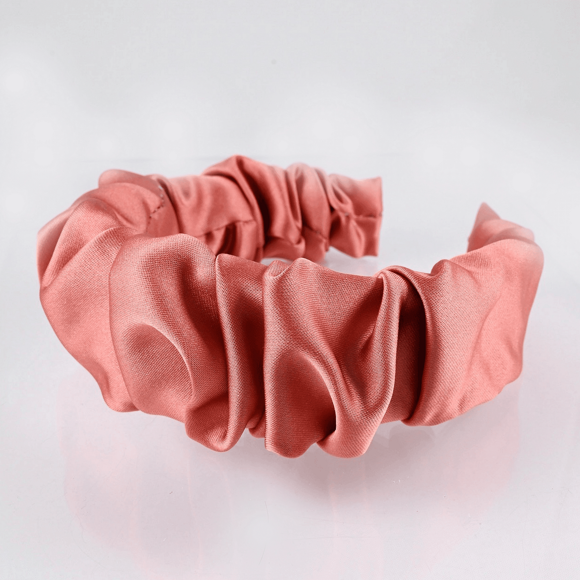 Satin Tiara: Peach