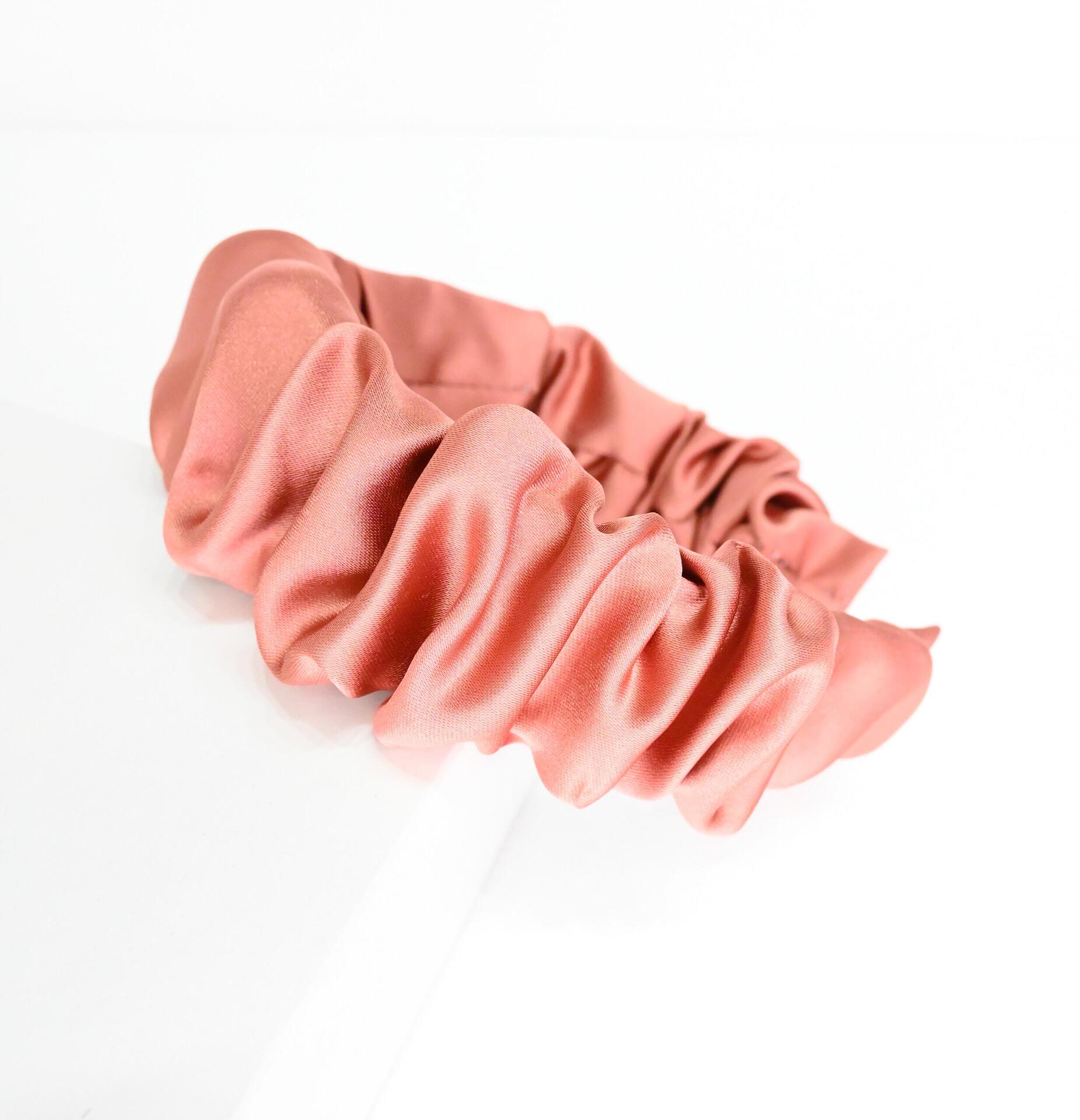 Satin Tiara: Peach
