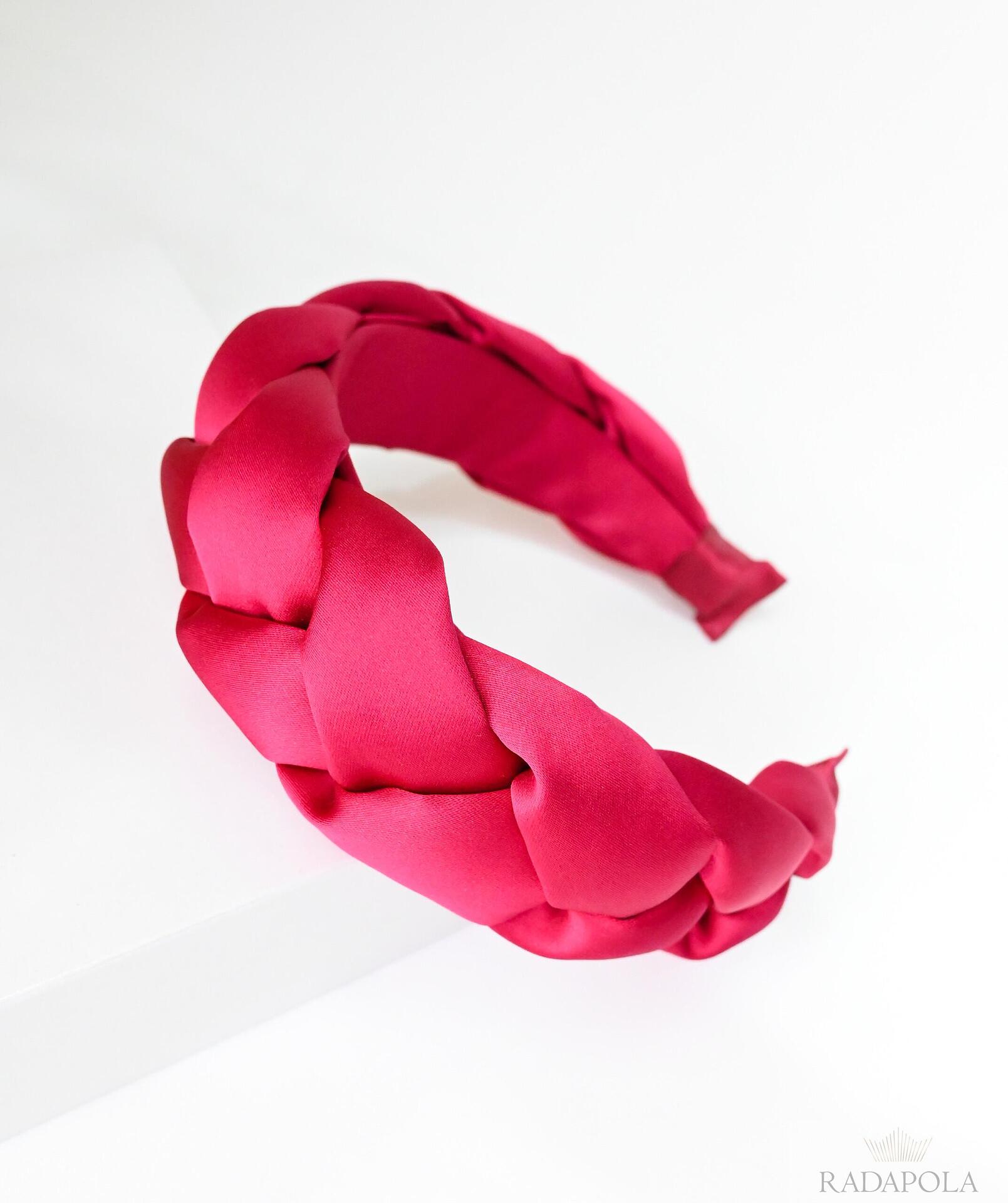 Satin tiara: Red Velvet