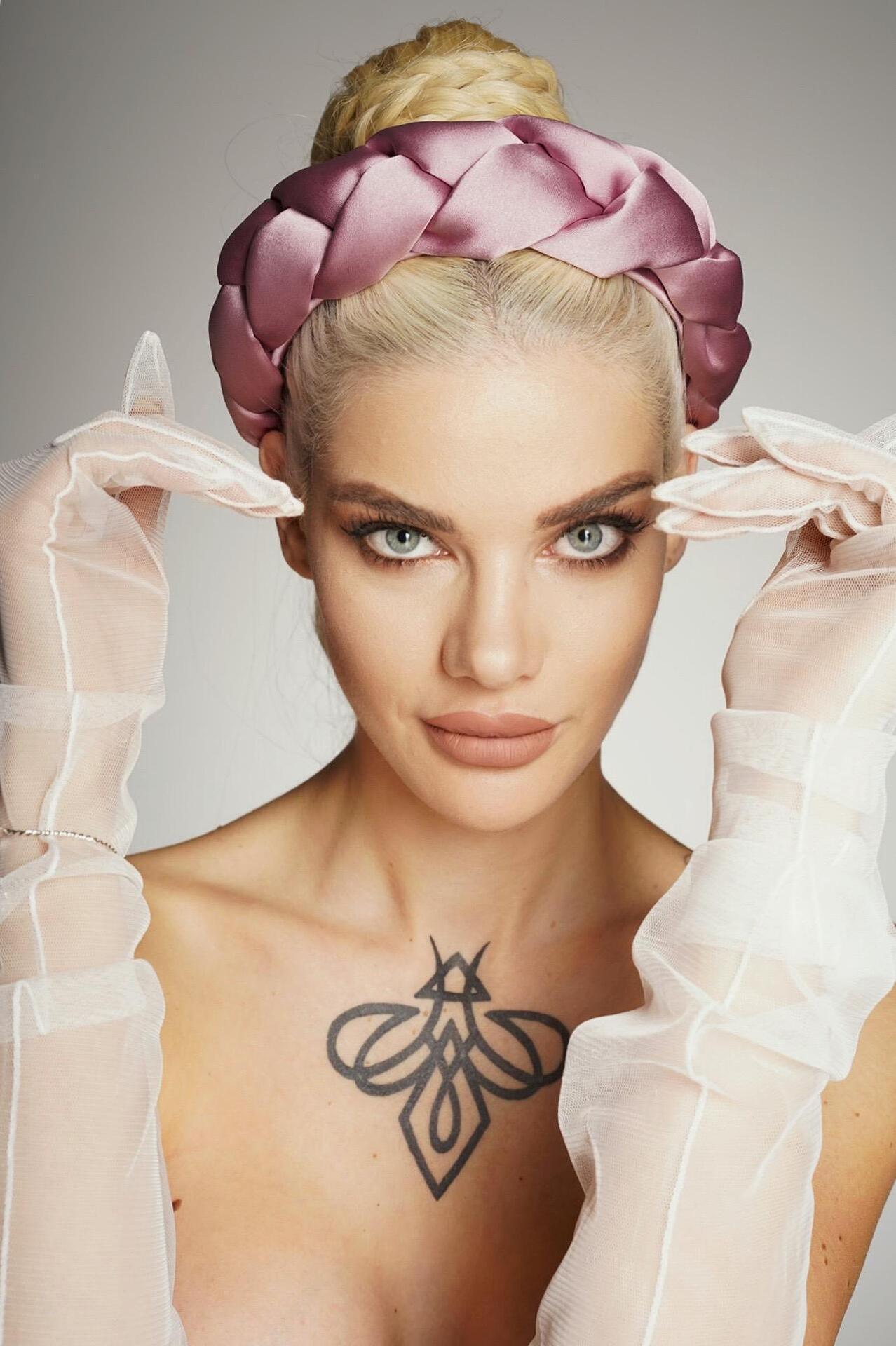 Satin Tiara: Rose Ashes