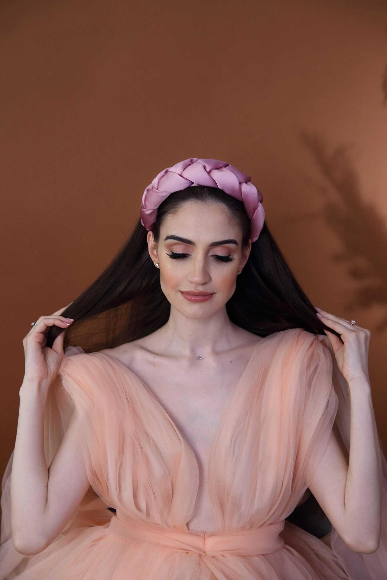 Satin Tiara: Rose Ashes