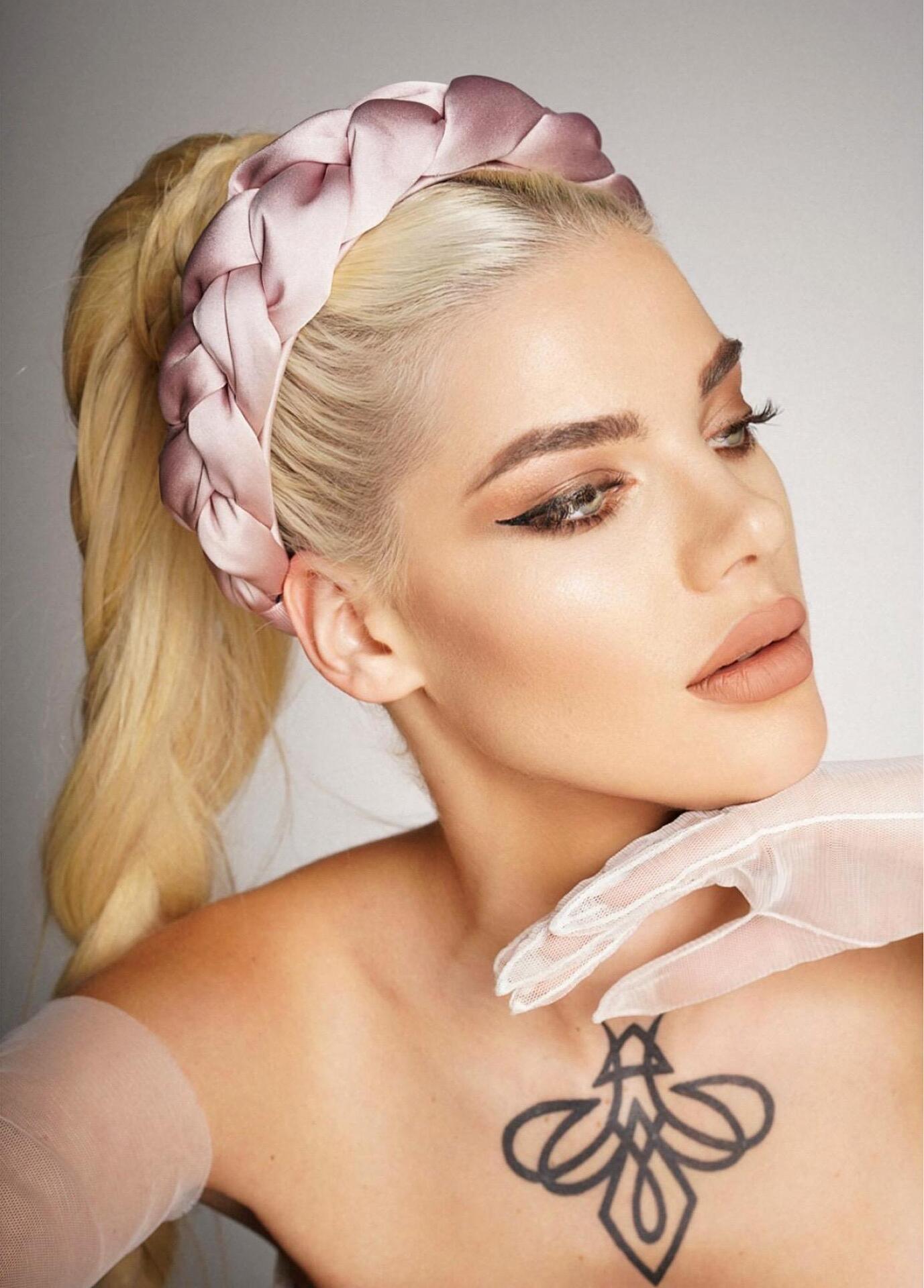 Satin Tiara: Rose Gold