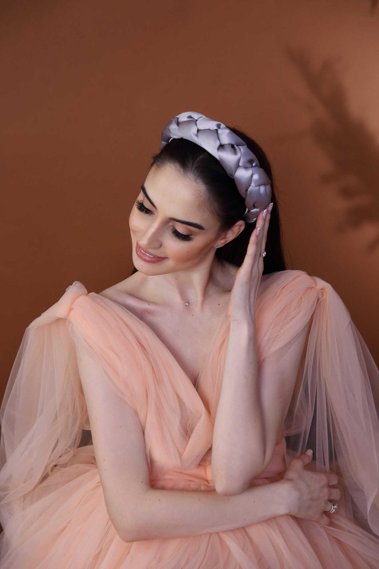 Satin Tiara: Soft Cloud